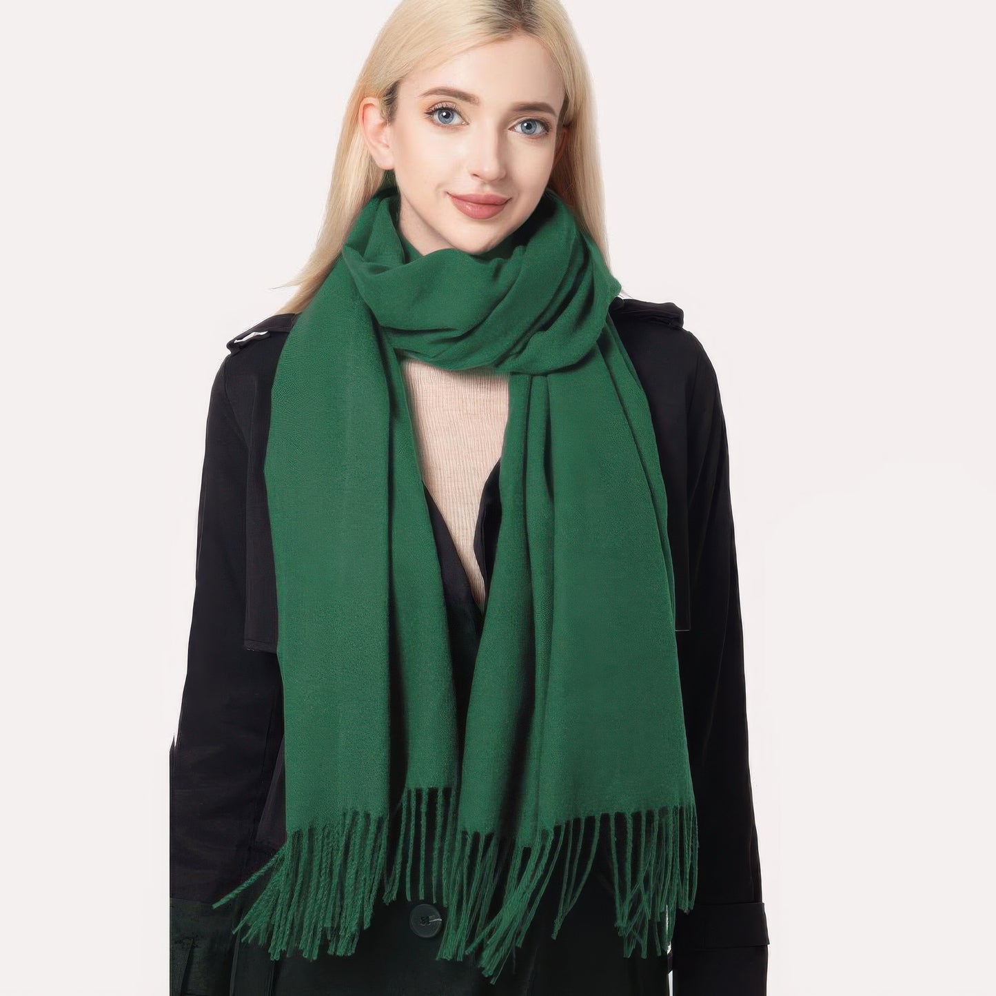 Fashion Basic Blanket Scarf - Vestidora's