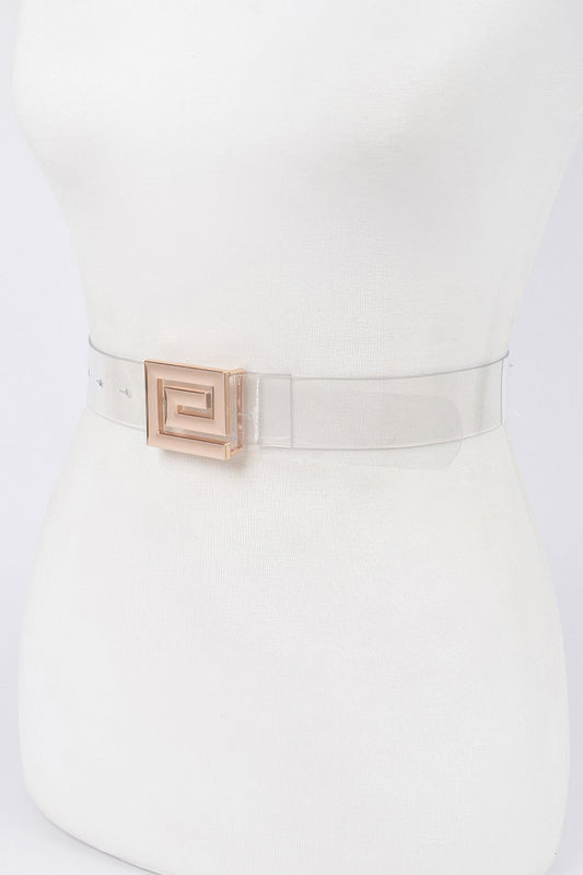 Metal Buckle Vegan Belt - Vestidora's
