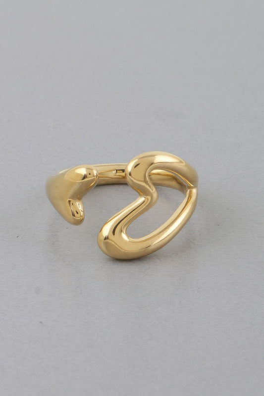 Be Mine Twin Heart Wrap Ring - Vestidora's