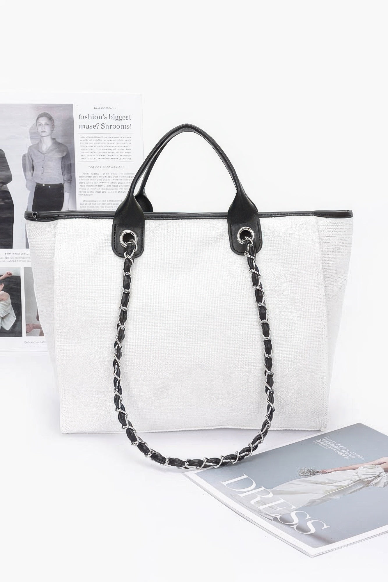 Simple Daily Shoulder Strap Tote Bag - Vestidora's