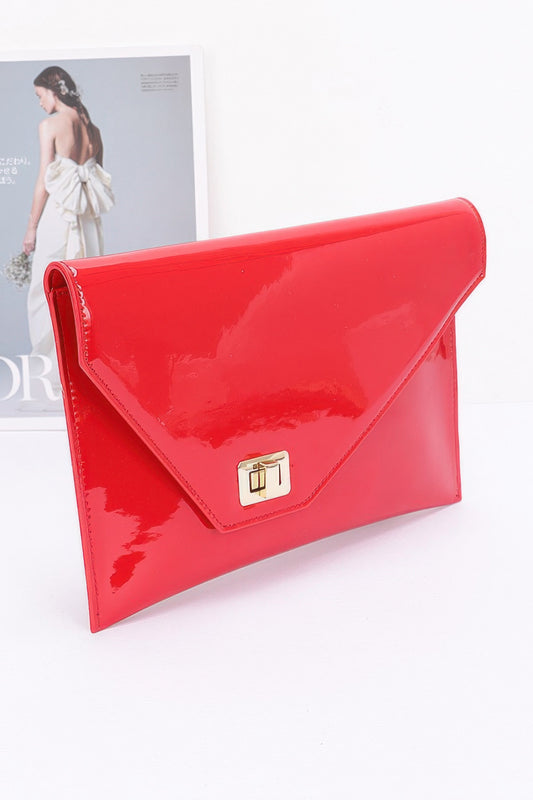 Enamel Envelope Clutch - Vestidora's