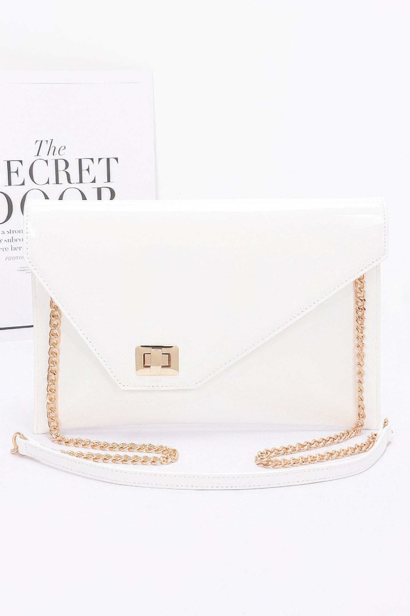 Enamel Envelope Clutch - Vestidora's