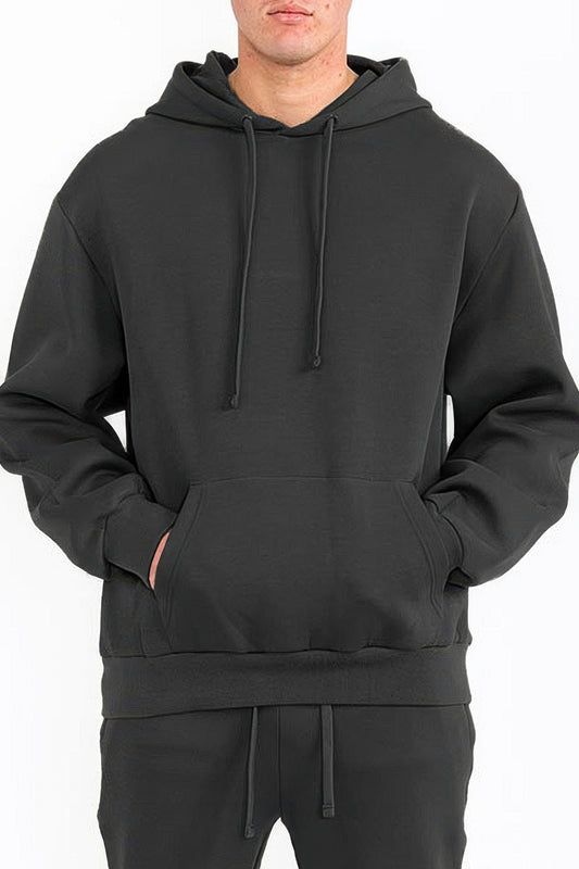 Mens Solid Tech Fleece Hoodie - Vestidora's