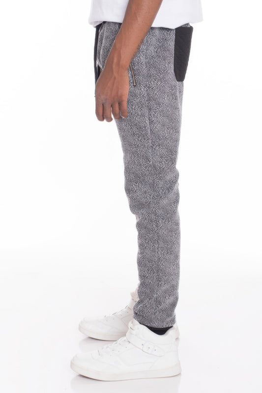 Mens Casual Marbled Sweat Pant Jogger - Vestidora's